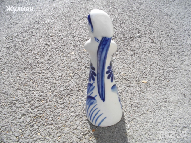 РЪЧНО РИСУВАН ПОРЦЕЛАН ПОРЦЕЛАНОВА ФИГУРА СТАТУЕТКА СССР , снимка 2 - Антикварни и старинни предмети - 51623462