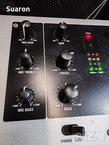 Пулт миксер ,,Numark M101" смесител, снимка 6 - Ресийвъри, усилватели, смесителни пултове - 52465260