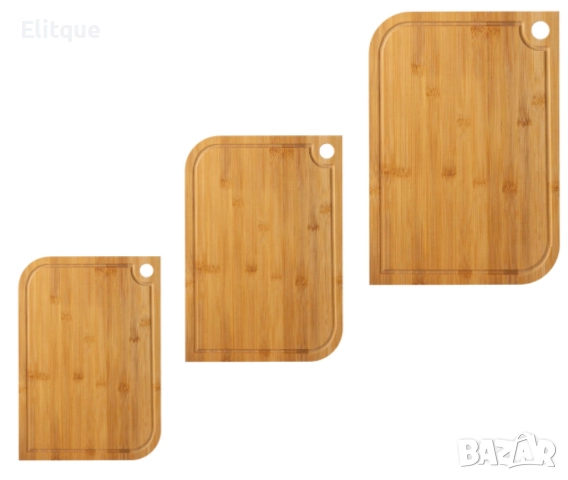 Комплект или на брой бамбукови дъски за рязане, Rosberg, снимка 9 - Други стоки за дома - 52591892