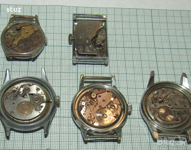 Мъжки швейцарски часовници за възстановяване, или за части, лот 10бр, снимка 9 - Антикварни и старинни предмети - 53297274