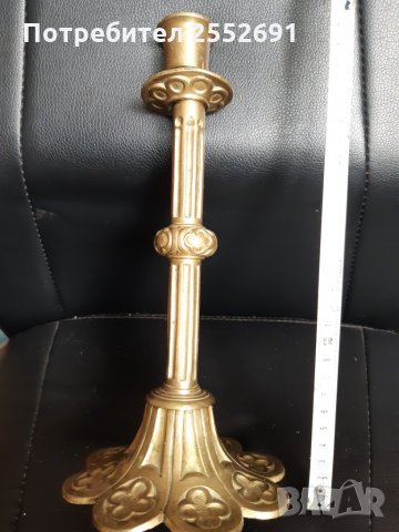 Свещник , снимка 4 - Антикварни и старинни предмети - 27801852