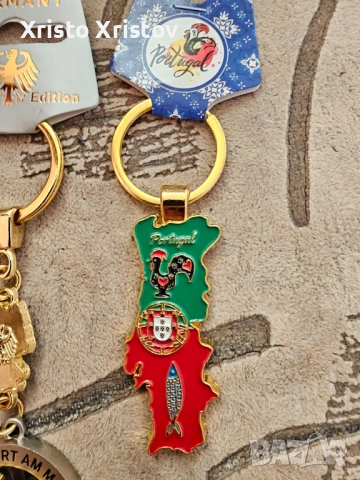 Ключодържатели Germany Portugal, снимка 5 - Антикварни и старинни предмети - 53334342