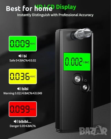 Akdomart  Полицейски точен алкотестер  с 10  миещи се мундщука
