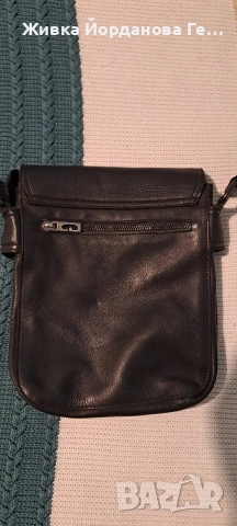 мъжка чанта - естествена кожа, снимка 3 - Портфейли, портмонета - 53541007
