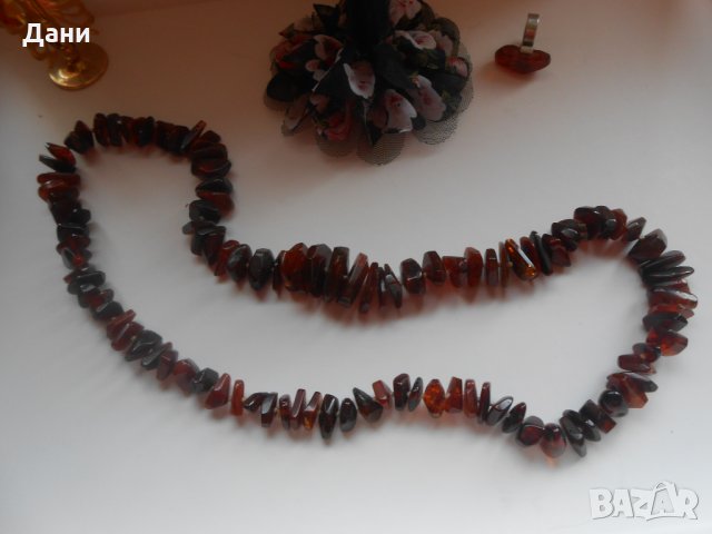 Старо дамско колие кехлибар , снимка 9 - Колиета, медальони, синджири - 27009926