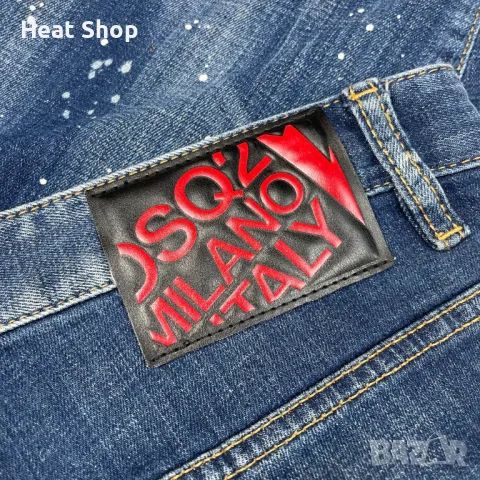 Мъжки дънки Dsquared2 Slim Fit Skater Jeans, снимка 4 - Дънки - 48576422