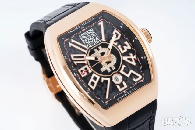 Мъжки часовник Franck Muller Vanguard Encrypto с автоматичен швейцарски механизъм, снимка 3 - Мъжки - 47924452