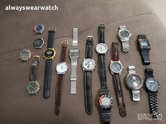 Лот мъжки маркови винтидж часовници, снимка 2 - Мъжки - 27393016