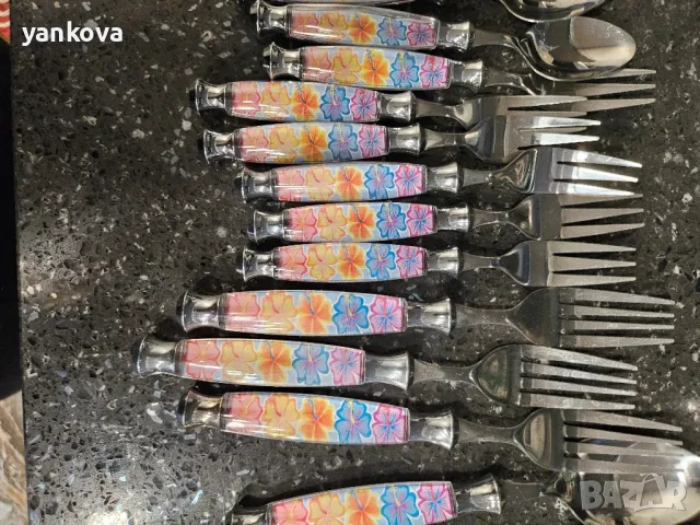 Лъжици ,вилици,ножове и малки лъжички. , снимка 7 - Прибори за хранене, готвене и сервиране - 47321580