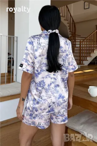 Дамска пижама сатен , снимка 5 - Пижами - 49698685