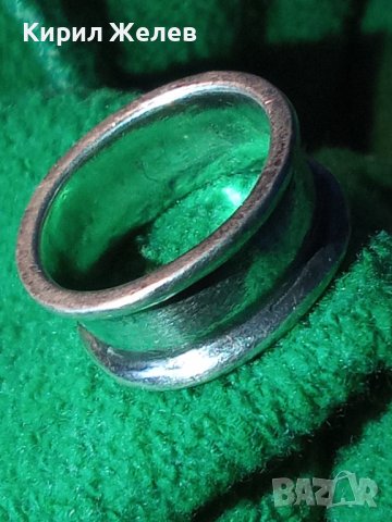 СРЕБЪРНА АРТ ДИЗАЙНЕРСКА ХАЛКА ПРЪСТЕН МАСИВНО СРЕБРО 925 БУТИКОВО БИЖУ 25988, снимка 5 - Пръстени - 35950814