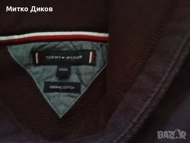 Томи Хифлигер суитчер органичен памук размер ХХХЛ, снимка 6 - Суичъри - 37469956