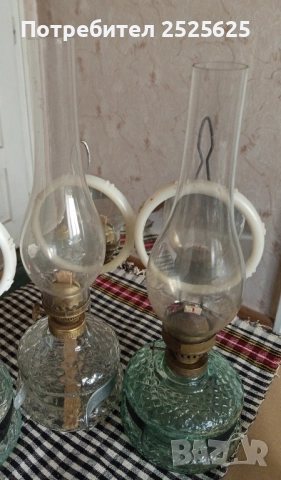 Стари газени лампи - номер 8, 4 броя, снимка 4 - Декорация за дома - 41911926