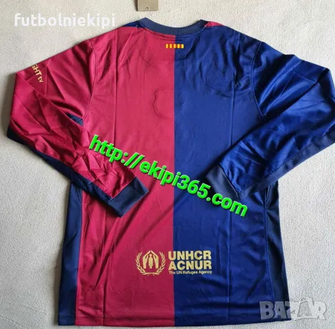 Последна - Барселона дълъг ръкав 2024/25 титулярна тениска, снимка 3 - Спортни дрехи, екипи - 26889913