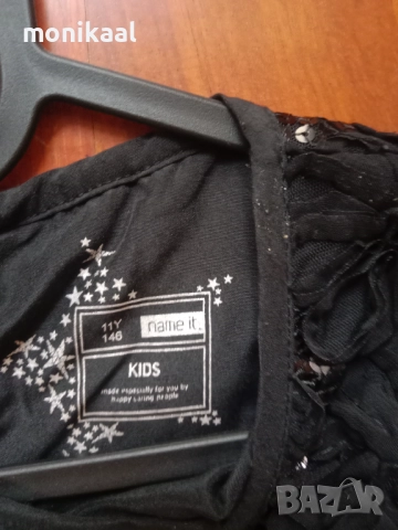 Черна рокля, снимка 3 - Детски рокли и поли - 51711284