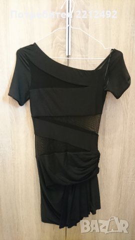 Къса черна парти рокля (НОВА), снимка 1 - Рокли - 32478647
