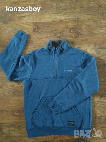 Columbia Mens Great Hart Mountain Ii Half Zip Carbon Heather - страхотна мъжка блуза КАТО НОВА, снимка 6 - Спортни дрехи, екипи - 43315927