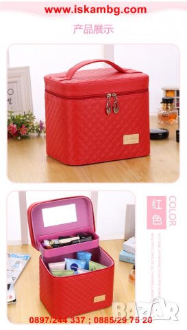 Козметичен куфар с дръжка с 1 ниво - модел 2164, снимка 10 - Други - 26768213