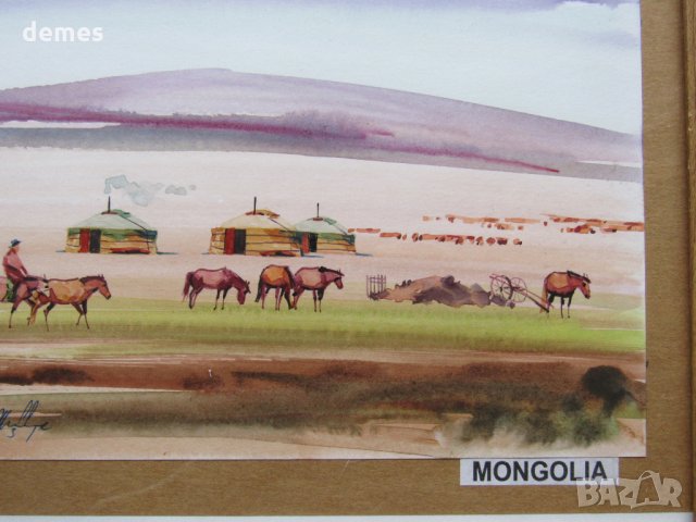 Серия традиционни картини живопис - Монголия, снимка 5 - Картини - 33656643