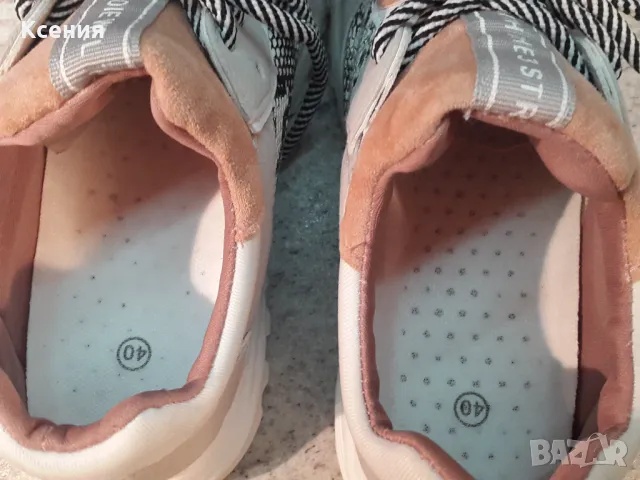 Дамски кецове за есен-зима. размер EU 40, снимка 5 - Маратонки - 48167716