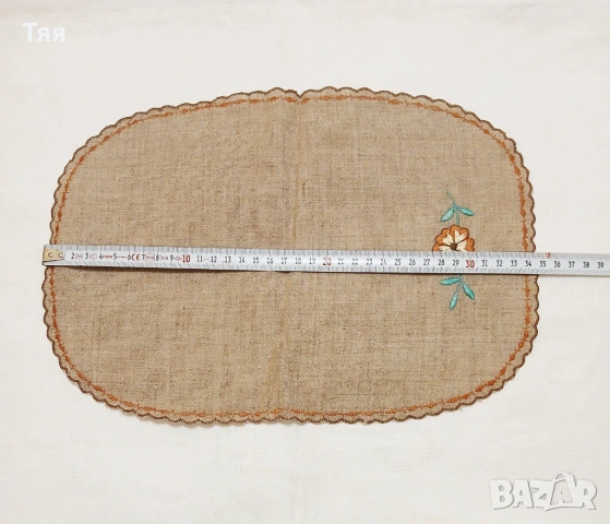 Комплект ленени салфетки за сервиране , снимка 3 - Други - 53078717