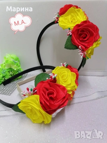 Китка за глава, вариант 3, снимка 9 - Шноли, диадеми, ленти - 45361182