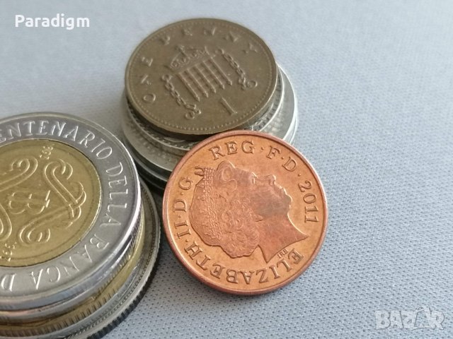 Монета - Великобритания - 1 пени | 2011г., снимка 2 - Нумизматика и бонистика - 39147727