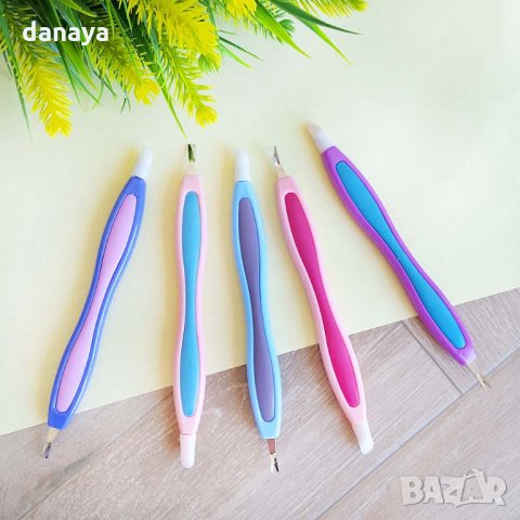 2161 Двустранен инструмент за маникюр избутвач и резец за кожички, снимка 10 - Други - 32937963