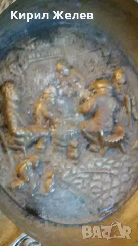 Бронзов пепелник стар 21480, снимка 7 - Декорация за дома - 32349179