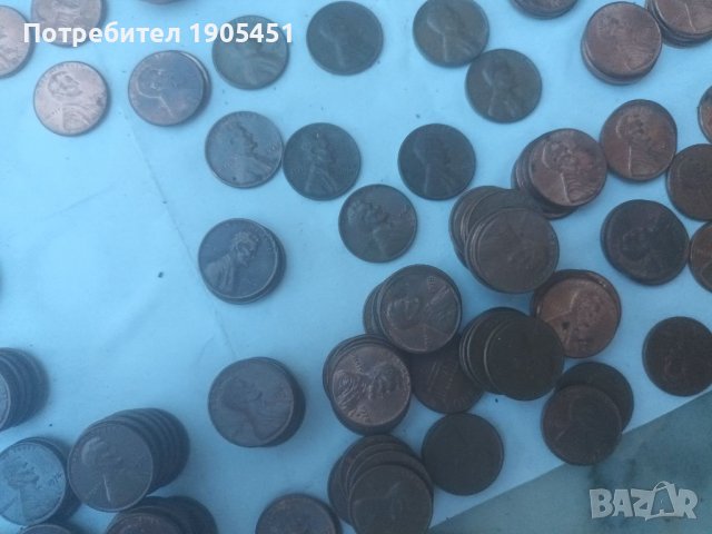 1 Линкълн  цент  Сащ  от 1970 до 2018г.Монетен двор Филаделфия  или  Денвър. 
