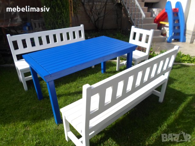 Масивни Маси и Пейки-НОВИ,НАЛИЧНИ, снимка 6 - Маси - 10456784