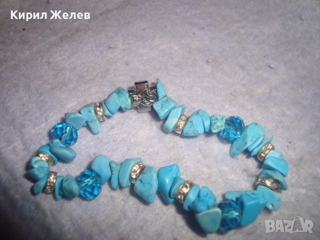 СКЪПОЦЕННА ФЕШЪН АРТ ХЕНД МЕЙД ГРИВНА с ИКОНКА-КРЪСТЧЕ и КРИСТАЛЧЕТА 27745, снимка 2 - Гривни - 37097399