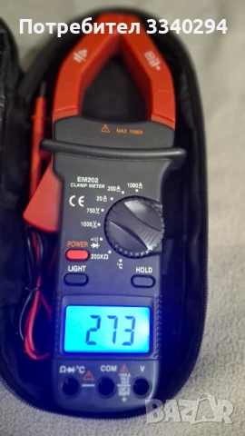 Мултицет ЕМ202 тип клещи, снимка 2 - Клещи - 50821494