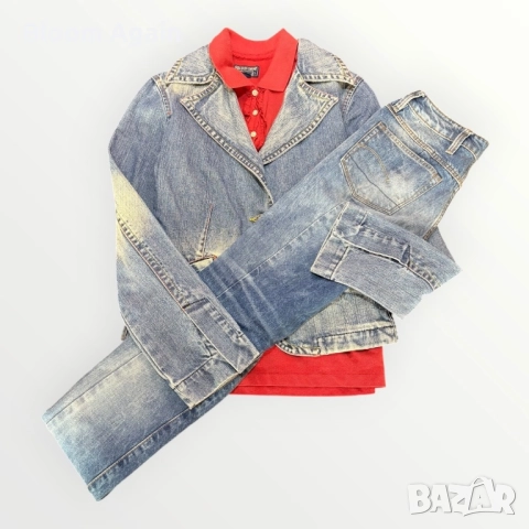 Дамско дънково яке Miss Sixty, снимка 4 - Якета - 52102767