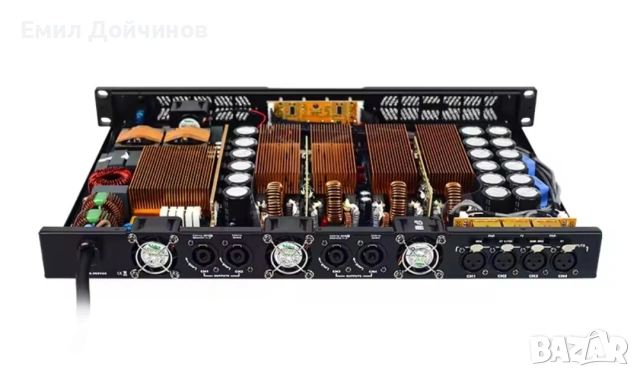 Усилвател Sinbosen K4-800, снимка 4 - Ресийвъри, усилватели, смесителни пултове - 53493681