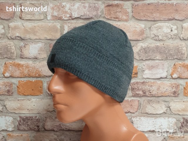 Нова зимна шапка SilverStar с подгъв в тъмносив цвят, снимка 6 - Шапки - 43375789