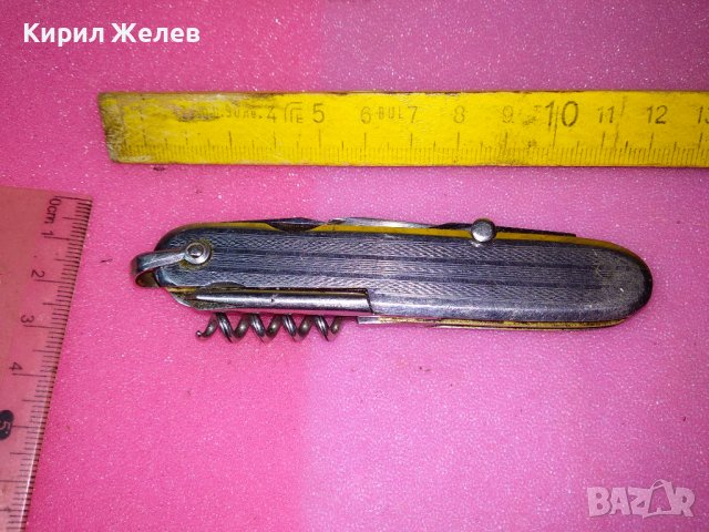 BARCEON FRANCE INOX Старо БОЦМАНСКО РЯДКО КОЛЕКЦИОНЕРСКО МАРКОВО ФРЕНСКО ДЖОБНО НОЖЧЕ 43144, снимка 4 - Колекции - 44041244