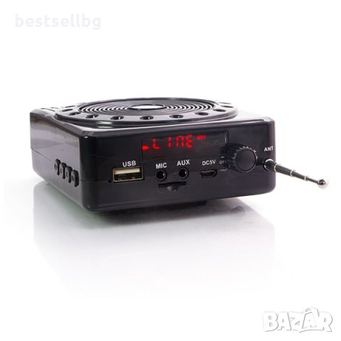 Радиоприемник високоговорител микрофон усилвател екскурзовод мегафон, снимка 5 - Други - 29017215