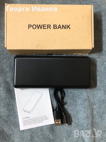 Преносимо зарядно устройство 26800mAh, Power Bank за бързо зареждане, Dual USB 2.4A външна батерия З, снимка 7 - Външни батерии - 40619166