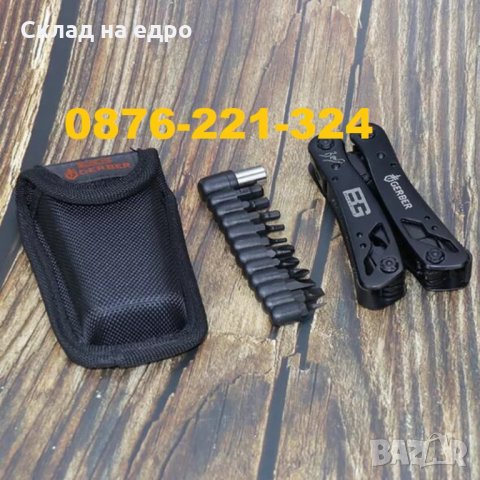 Bear Grylls Gerber Multitool Клещи инструменти нож отварачка трион, снимка 3 - Клещи - 33343364