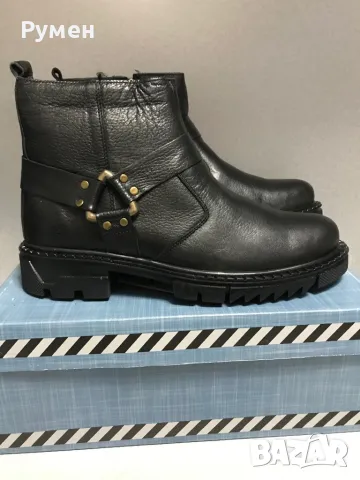 Нови обувки естествена кожа, мъжки, снимка 2 - Мъжки боти - 48409290