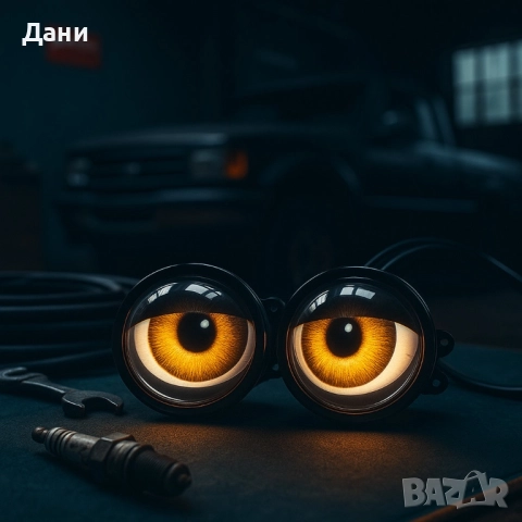 Комплект 3D LED очи, дневни светлини за автомобили, снимка 4 - Автотапицерски - 51764902