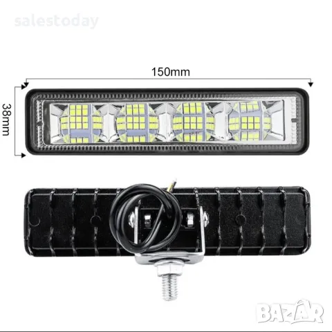Диоден халоген, 72W, LED 3030, 12-24V, снимка 3 - Аксесоари и консумативи - 38197951