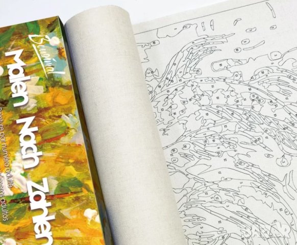 Комплект за рисуване по номера с рамка  S109, снимка 5 - Картини - 43392967