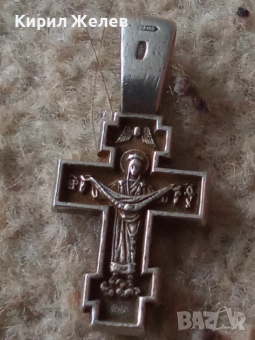 Стар сребърен кръст 43811, снимка 5 - Колиета, медальони, синджири - 52360824