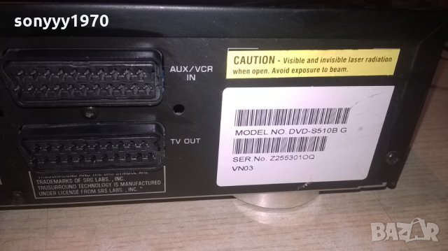 YAMAHA DVD-S510 ВНОС ШВЕЦИЯ, снимка 14 - Плейъри, домашно кино, прожектори - 27652019