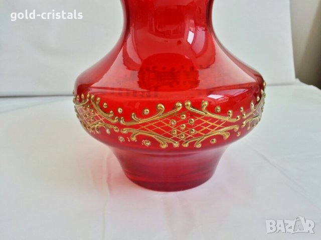 ваза с позлата, снимка 7 - Антикварни и старинни предмети - 26820071