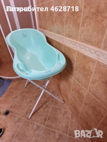 Бебешка ваничка със стойка и гърне