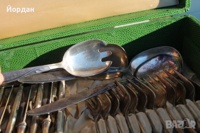 Немски посребрен сервиз за хранене, снимка 16 - Колекции - 39149778