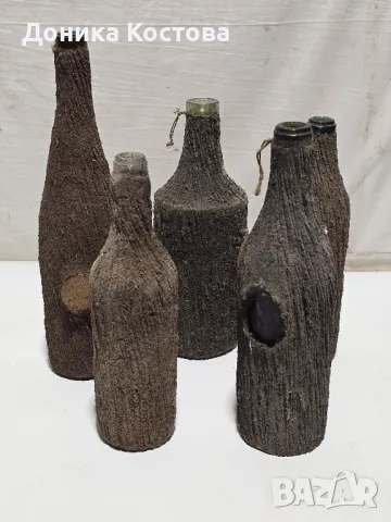 Бутилки с дървена кора